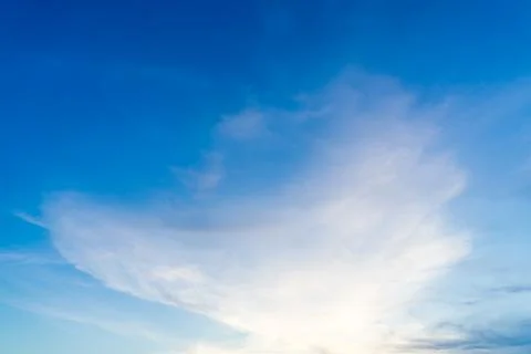 Blue sky with cloud Stock Photos
