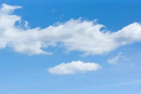 Blue sky with cloud Stock Photos