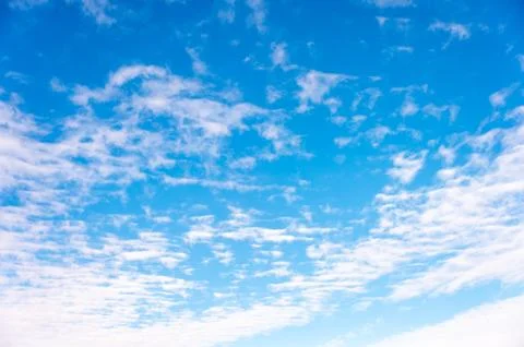Blue sky with cloud Stock Photos