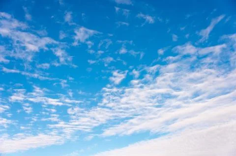 Blue sky with cloud Stock Photos