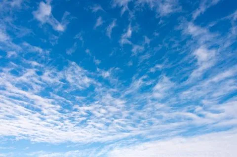 Blue sky with cloud Stock Photos
