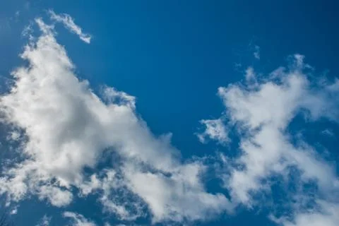 Blue sky with cloud Stock Photos