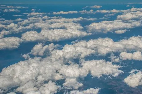 Blue sky with cloud Stock Photos