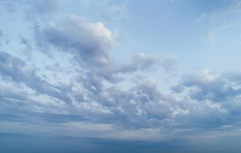 Blue sky with cloud Stock Photos
