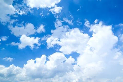 Blue sky with cloud Stock Photos