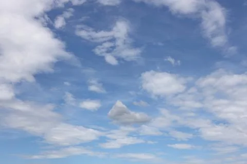 Blue sky with cloud Stock Photos