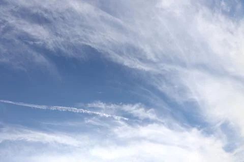 Blue sky with cloud Stock Photos