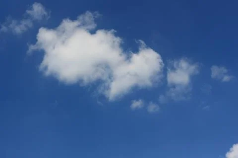 Blue sky with cloud Stock Photos