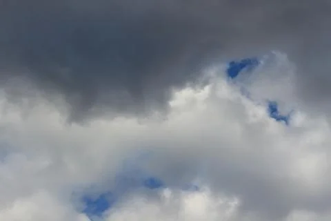 Blue sky with cloud Stock Photos