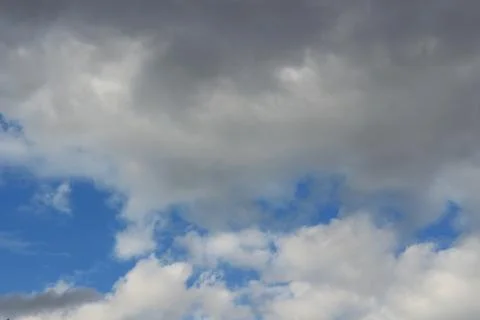 Blue sky with cloud Stock Photos