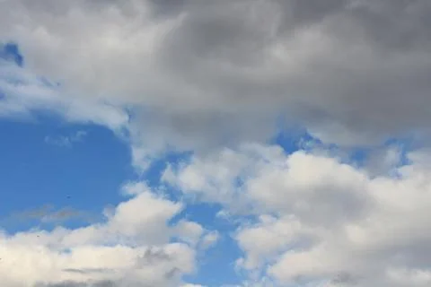 Blue sky with cloud Stock Photos