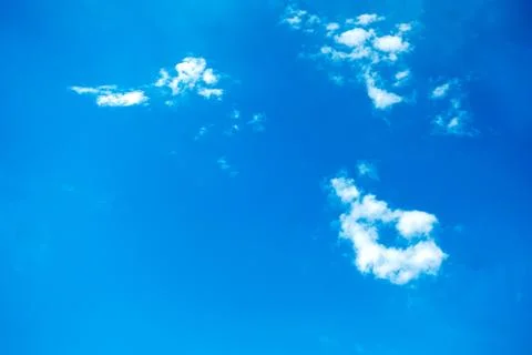 Blue sky with cloud Stock Photos