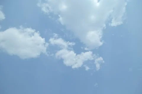 Blue sky with a cloud. Foto stock