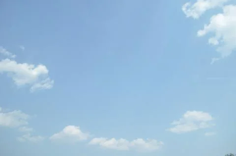 Blue sky with a cloud. Foto stock
