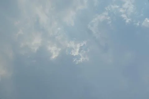 Blue sky with a cloud. Stock-Fotos