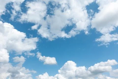 Blue sky with cloud Stock Photos