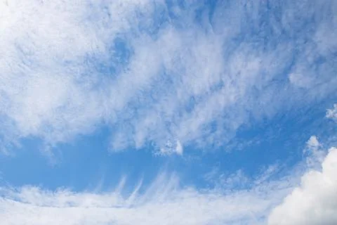 Blue sky with cloud Stock Photos
