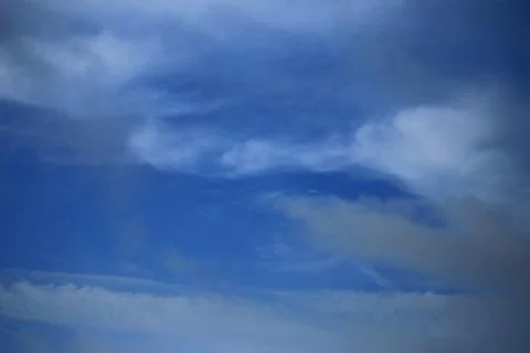 Blue sky with cloud Stock Photos