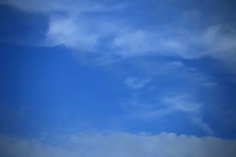Blue sky with cloud Stock Photos
