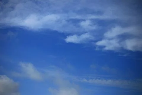 Blue sky with cloud Stock Photos