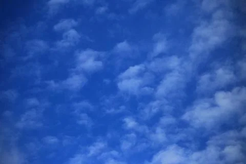 Blue sky with cloud Stock Photos