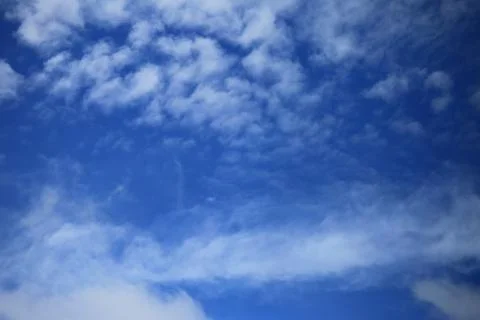 Blue sky with cloud Stock Photos