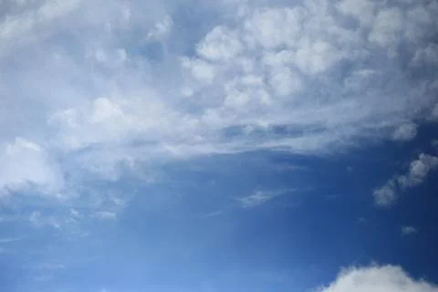 Blue sky with cloud Stock Photos