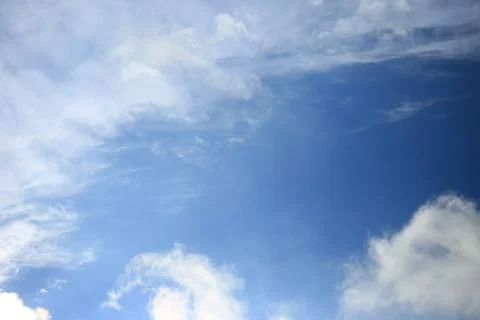 Blue sky with cloud Stock Photos
