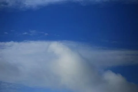 Blue sky with cloud Stock Photos