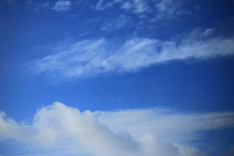 Blue sky with cloud Stock Photos