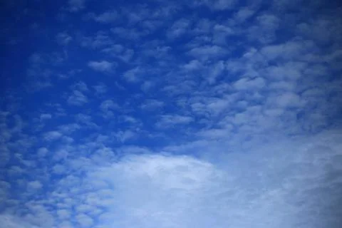 Blue sky with cloud Stock Photos