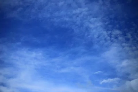 Blue sky with cloud Stock Photos