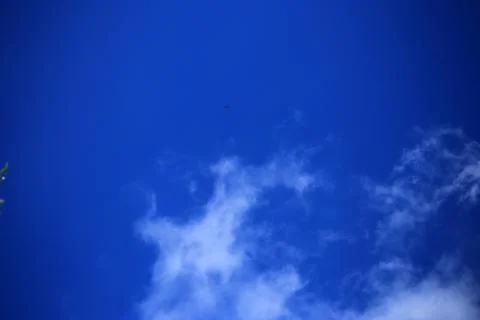 Blue sky with cloud Stock Photos