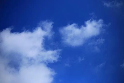 Blue sky with cloud Stock Photos