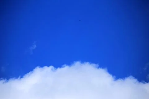 Blue sky with cloud Stock Photos