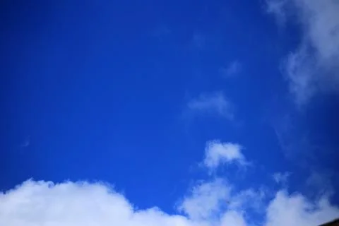 Blue sky with cloud Stock Photos