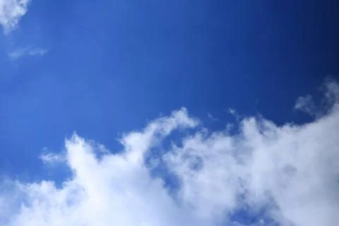 Blue sky with cloud Stock Photos