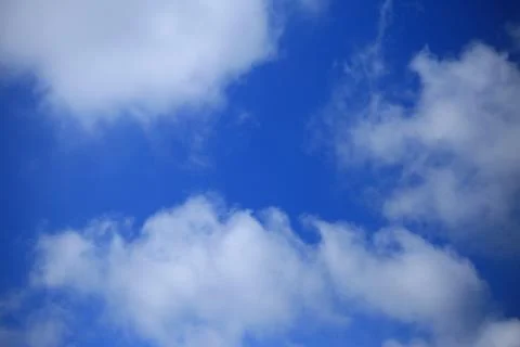 Blue sky with cloud Stock Photos