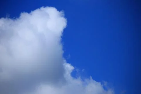 Blue sky with cloud Stock Photos