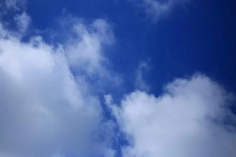 Blue sky with cloud Stock Photos