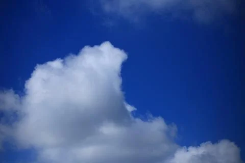 Blue sky with cloud Stock Photos