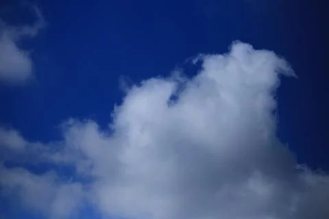 Blue sky with cloud Stock Photos