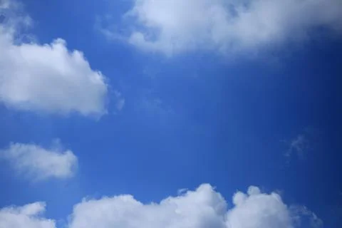 Blue sky with cloud Stock Photos