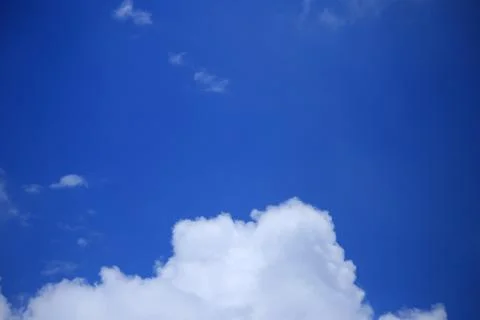 Blue sky with cloud Stock Photos