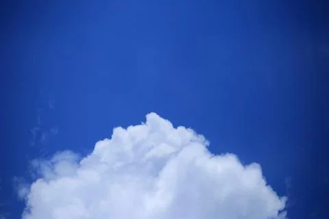 Blue sky with cloud Stock Photos