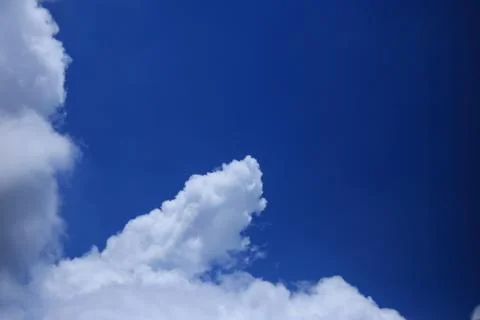 Blue sky with cloud Stock Photos