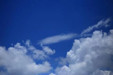 Blue sky with cloud Stock Photos