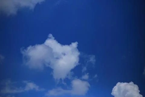 Blue sky with cloud Stock Photos