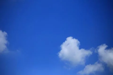 Blue sky with cloud Stock Photos
