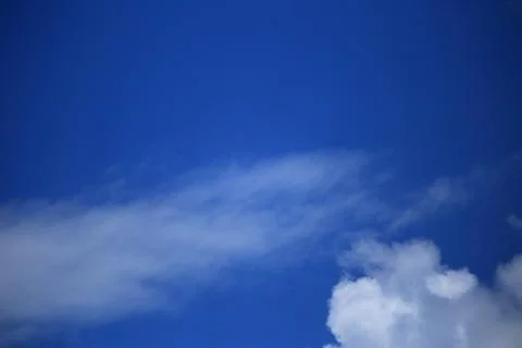 Blue sky with cloud Stock Photos